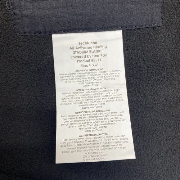 Techniche Air Activated Heating Stadium Blanket - Picture 6 of 7